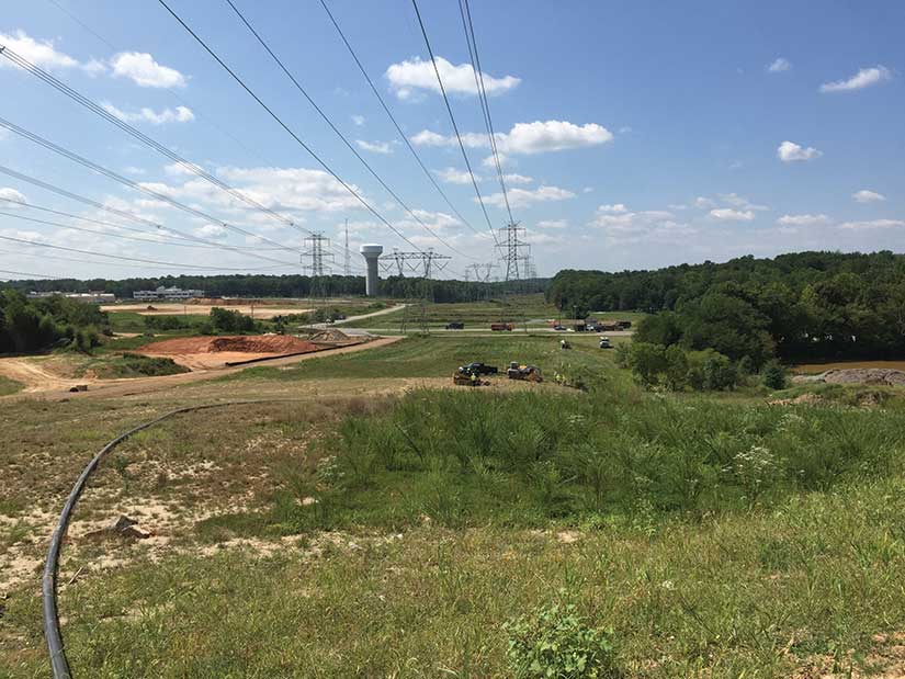 Powerlines landscape