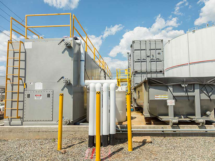 Exterior of Groundwater Treatment System