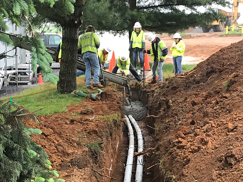 Well Supply Line Trenching