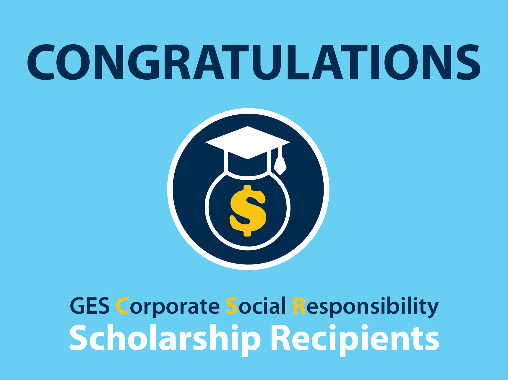 GES CSR Scholarship Graphic