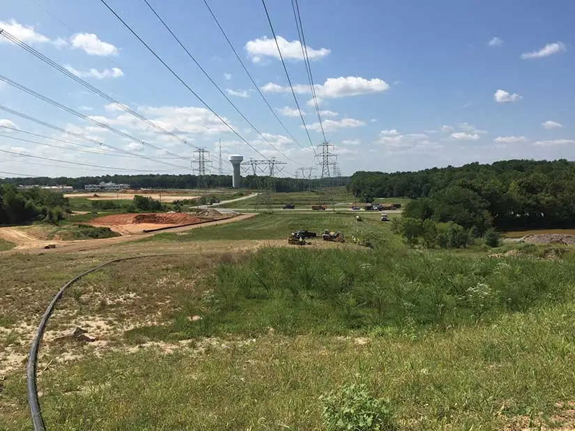 Powerlines landscape