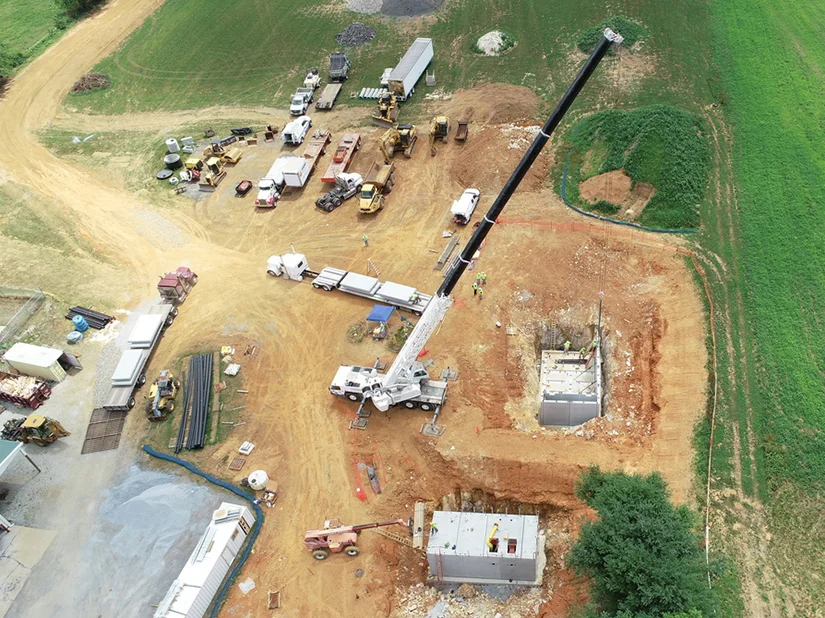 water treatment plant construction