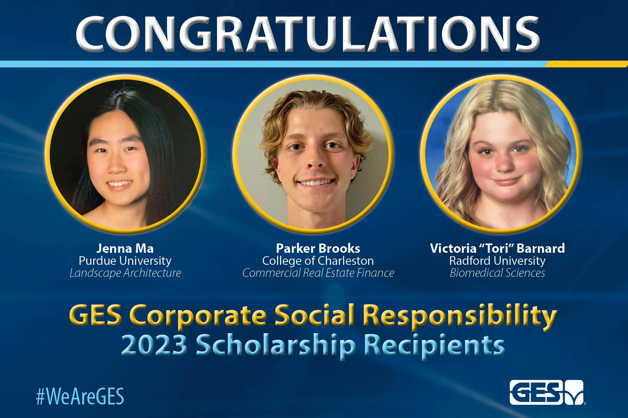 Scholarship Winners 2023-24 Announced