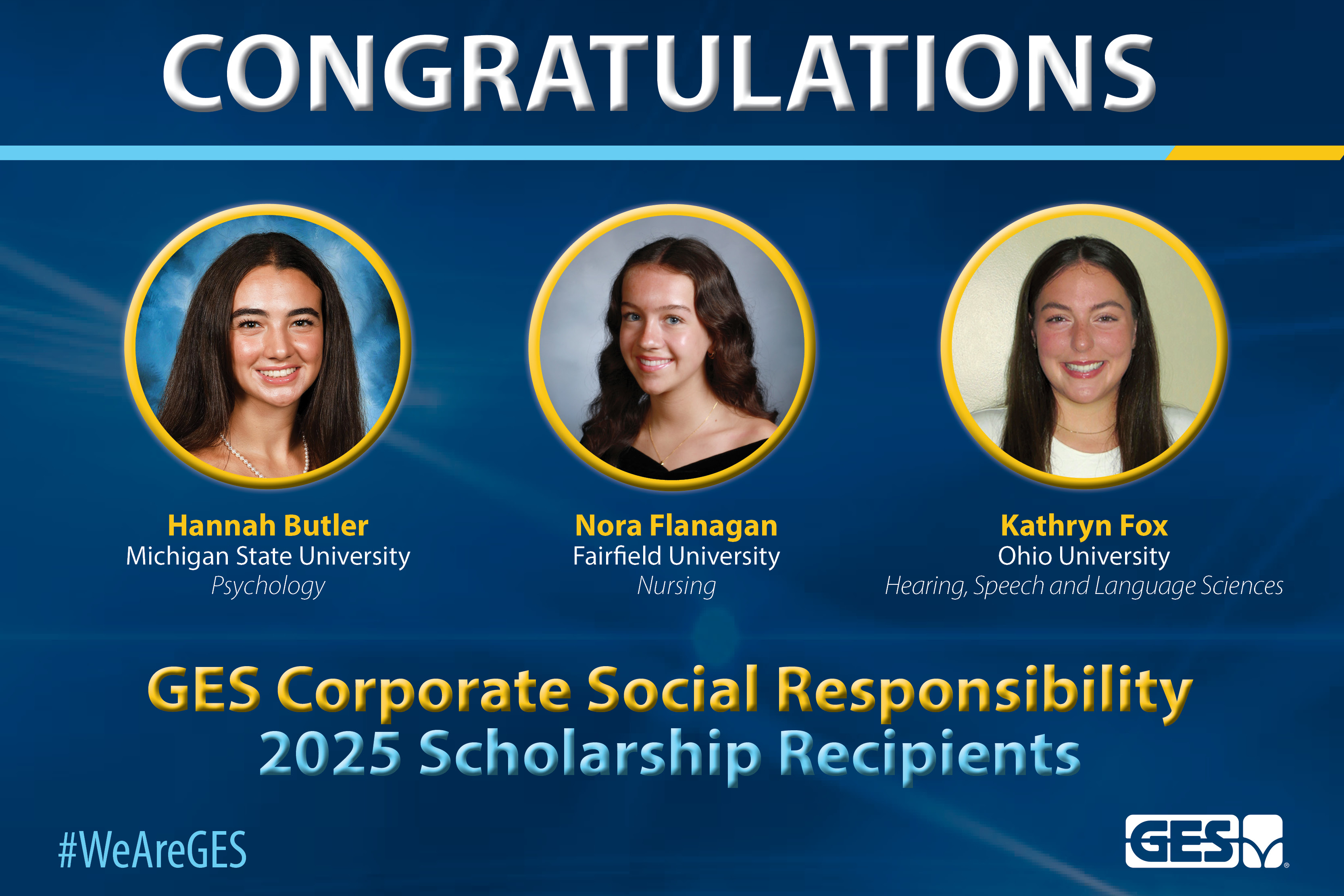 scholarship winners 2025