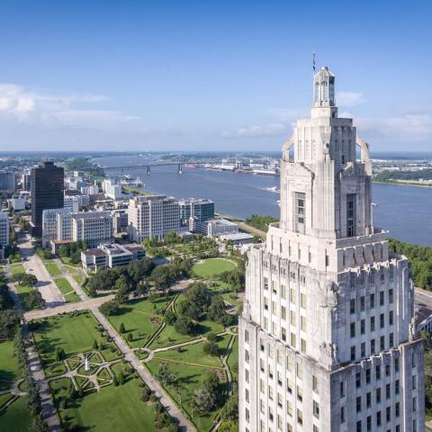 Aerial of Louisiana 