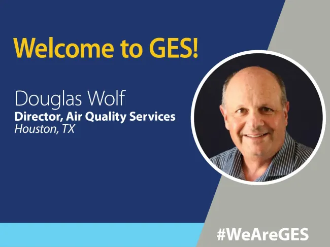 Doug Wolf, Air Quality Specialist Joins GES