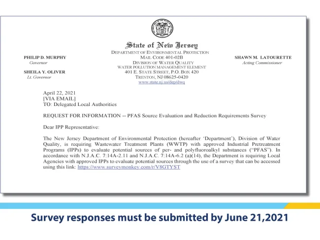 NJDEP Survey