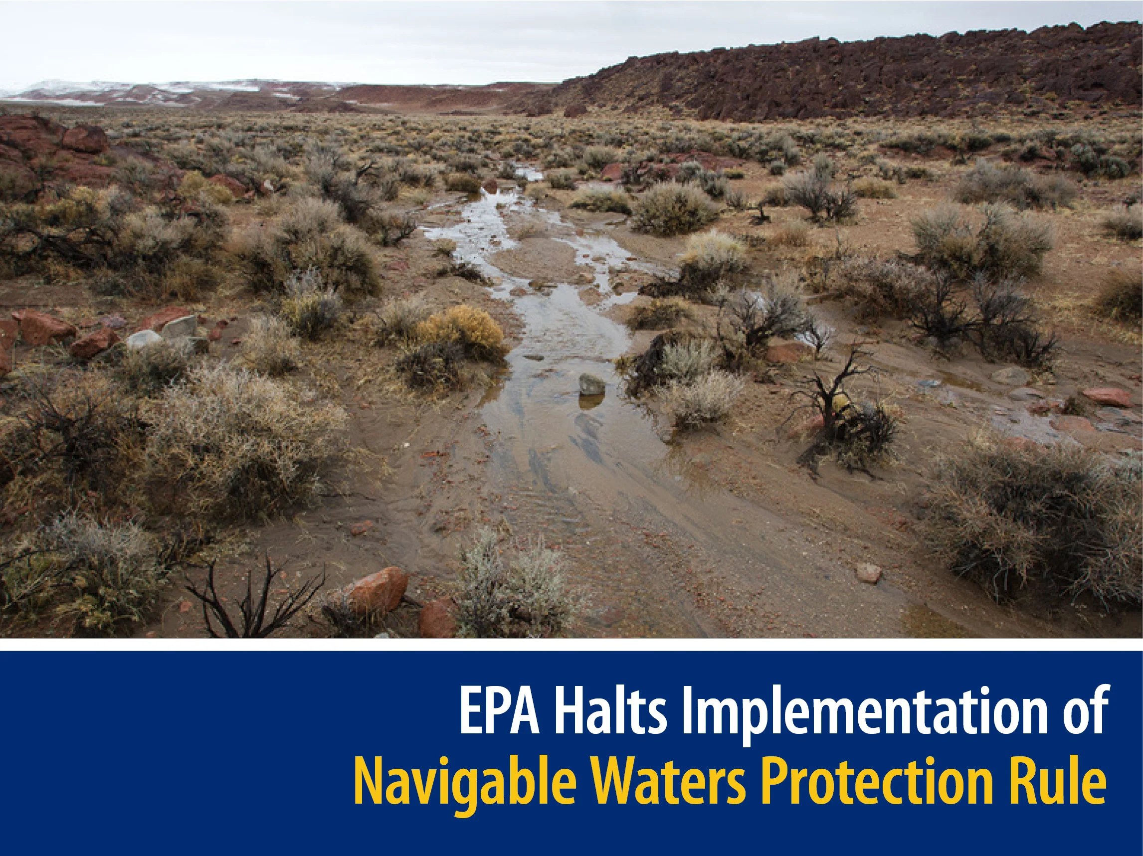 EPA Halts Implementation of Navigable Waters Protection Rule – Ephemeral Waters Jurisdictional Again