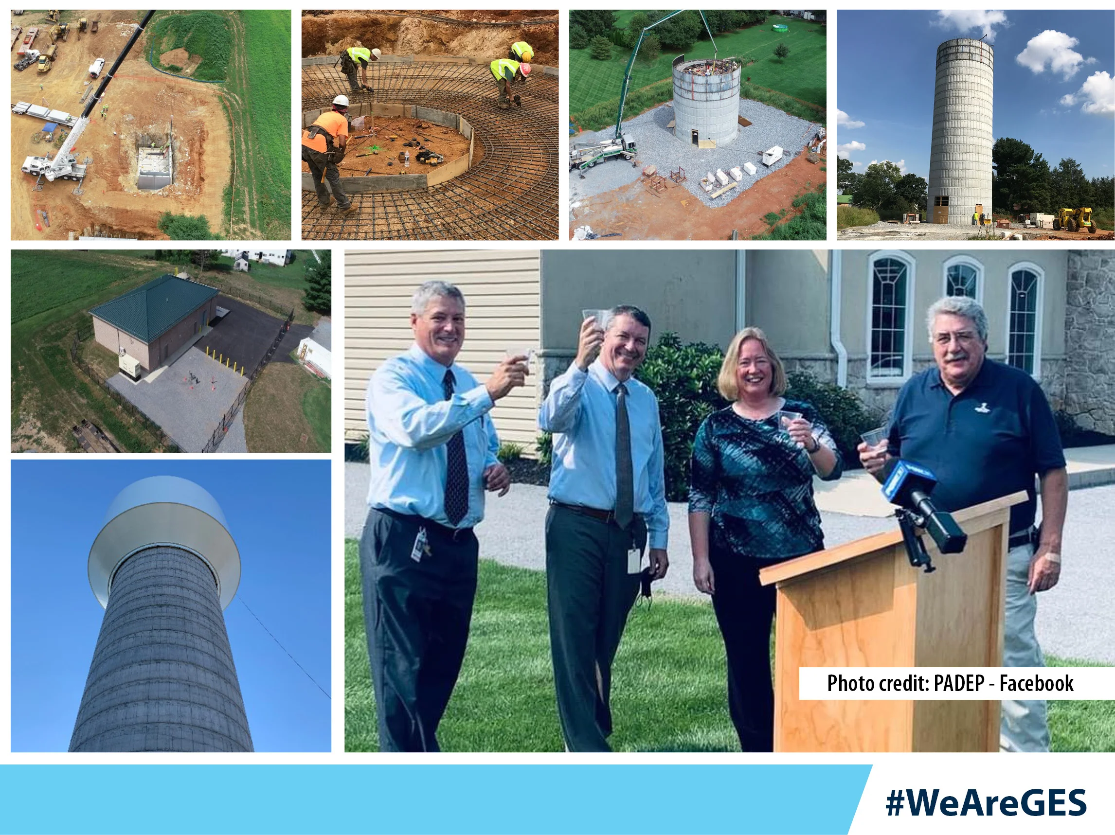 GES Concludes the GTAC Intercourse Project with the Dedication of the Water Supply System