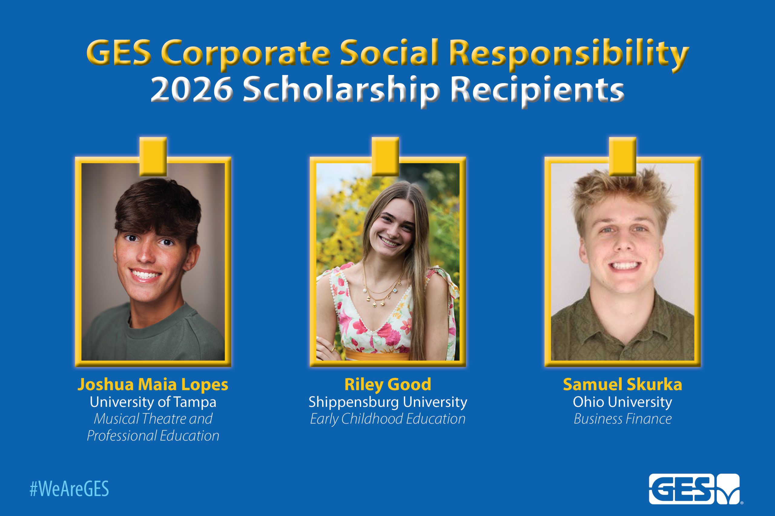 GES 2026-27 CSR Scholarship Winners